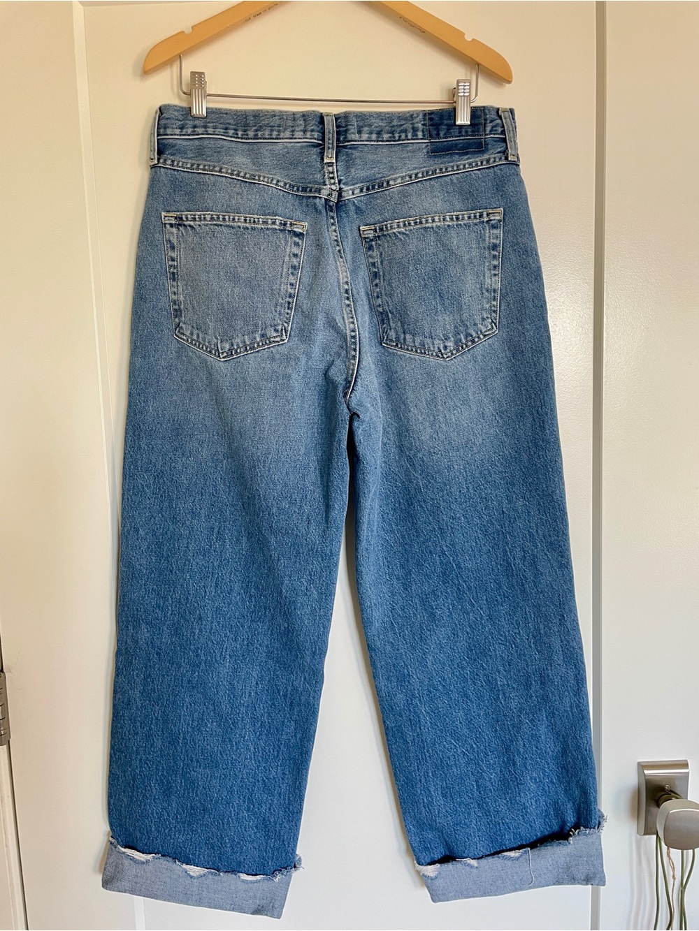 AMO Sonia cuffed button fly jeans size 30 - Picture 4 of 6